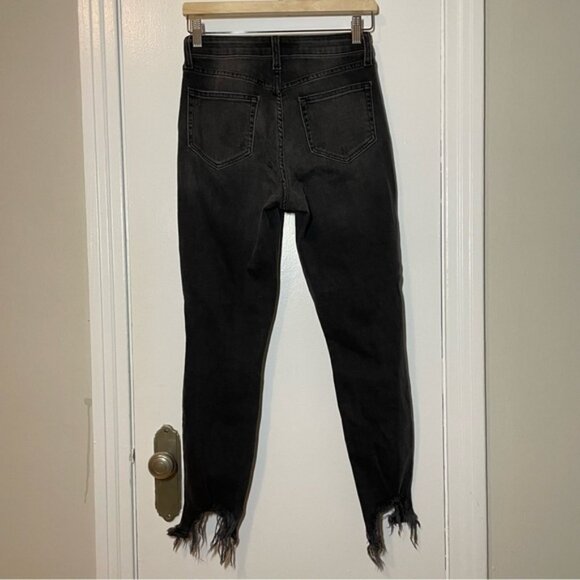 Lagence High Line Skinny High Rise Jeans in Nighttime Destruct Size 26 - Picture 9 of 14